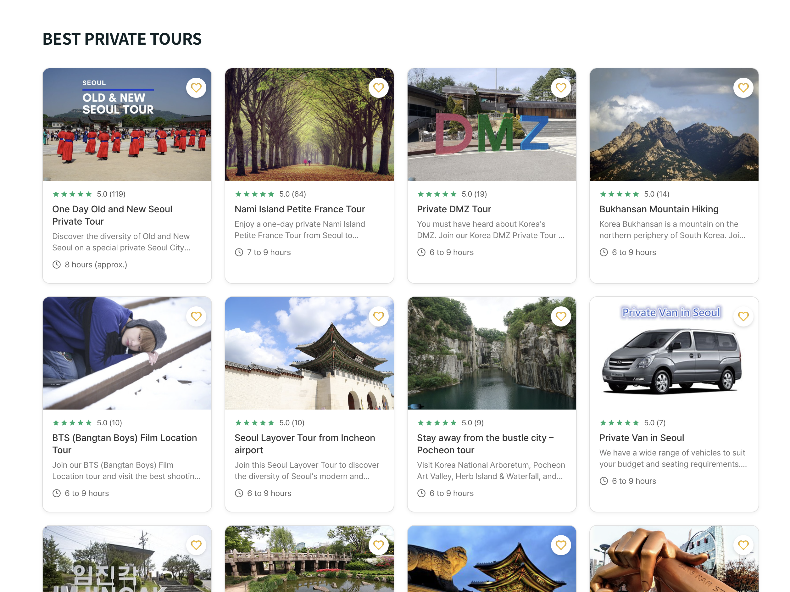 OnedayKorea Best Private Tours - Seoul, DMZ, Nami Island and more